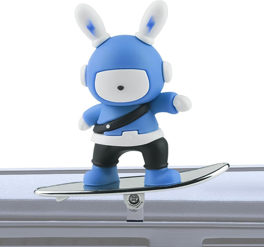 IMPORTED Skater Bunny Car Air Freshener, Floating Bunny Car Perfume