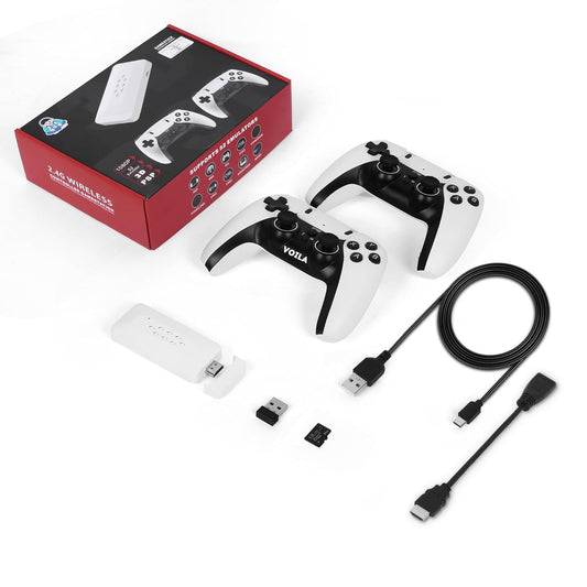 Imported M22 Retro Game Console, More than 30,000 Games and 2 Wireless Controller, 1080P HD