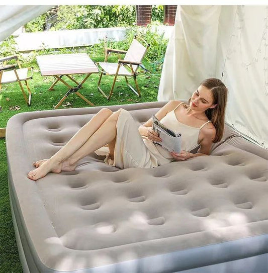 IMPORTED Air Mattress with Built-in Pump, Portable & Foldable