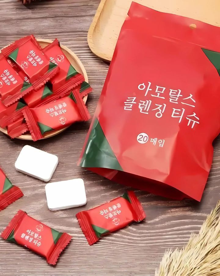 IMPORTED 20 Pack Compressed Tissues, Magic Coin Towel