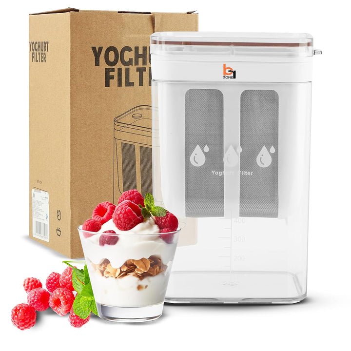 IMPORTED Greek Yogurt and Curd Maker, 1100ml Fine Mesh Strainer