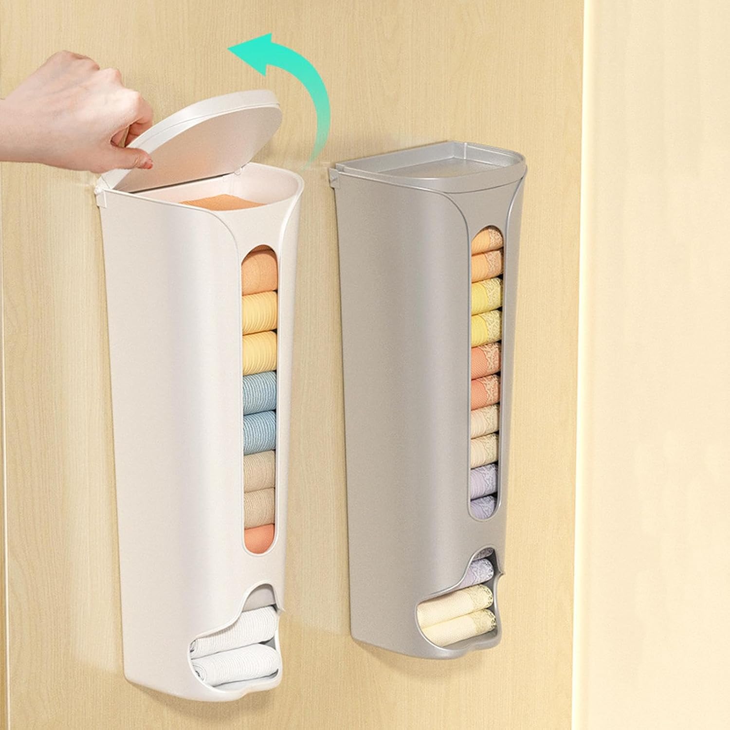 IMPORTED Wall Mount Underwear Socks Organizer, Socks & Panties Storage