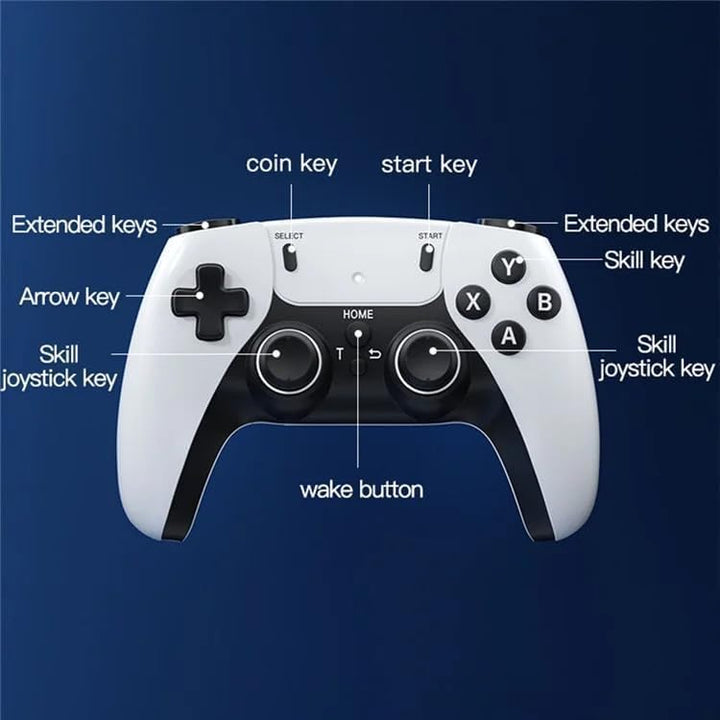 Imported M22 Retro Game Console, More than 30,000 Games and 2 Wireless Controller, 1080P HD