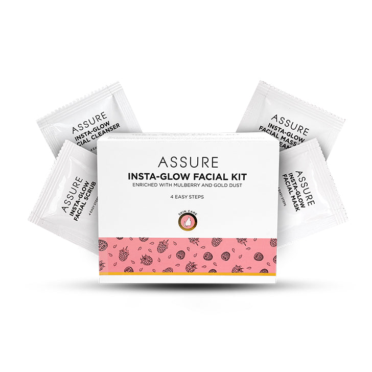 Vestige Assure Insta Glow Facial Kit (1N x 5g + 3N x 10g)