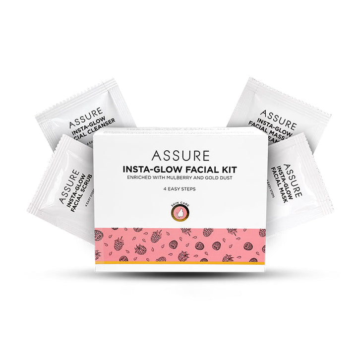 Vestige Assure Insta Glow Facial Kit (1N x 5g + 3N x 10g)