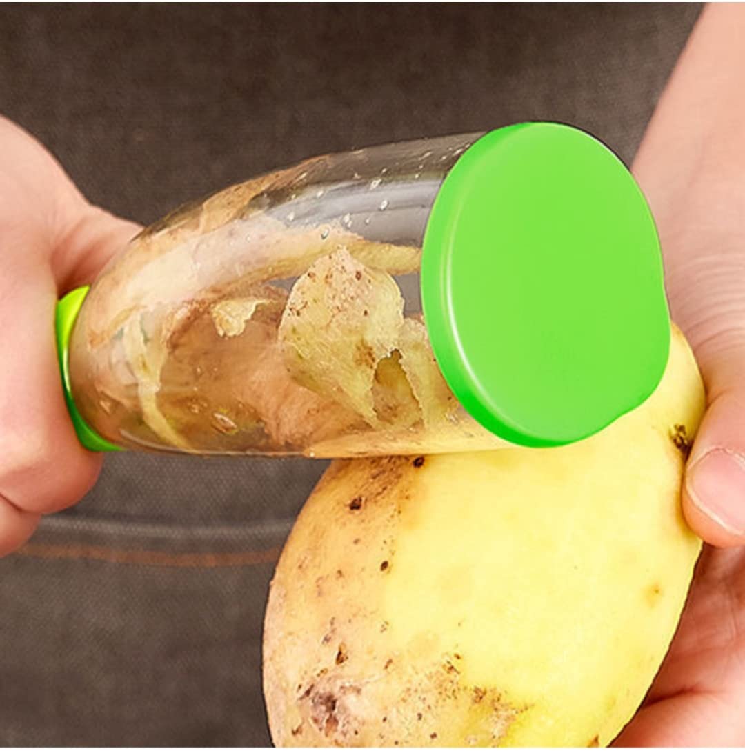 IMPORTED Smart Vegetable Peeler With Container & Stainless Steel Blade