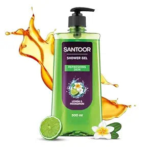 Santoor Lemon Shower Gel (500ml)