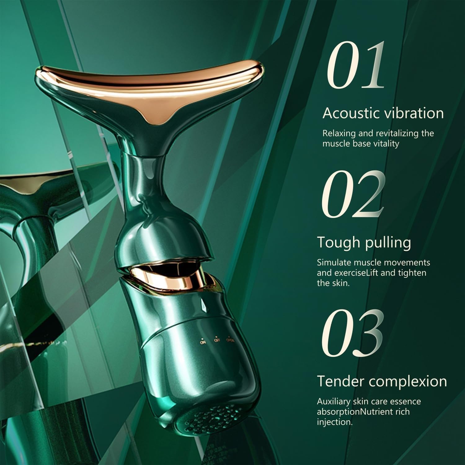 IMPORTED 4D Face Massager, 3-in-1 Anti-Aging Tool