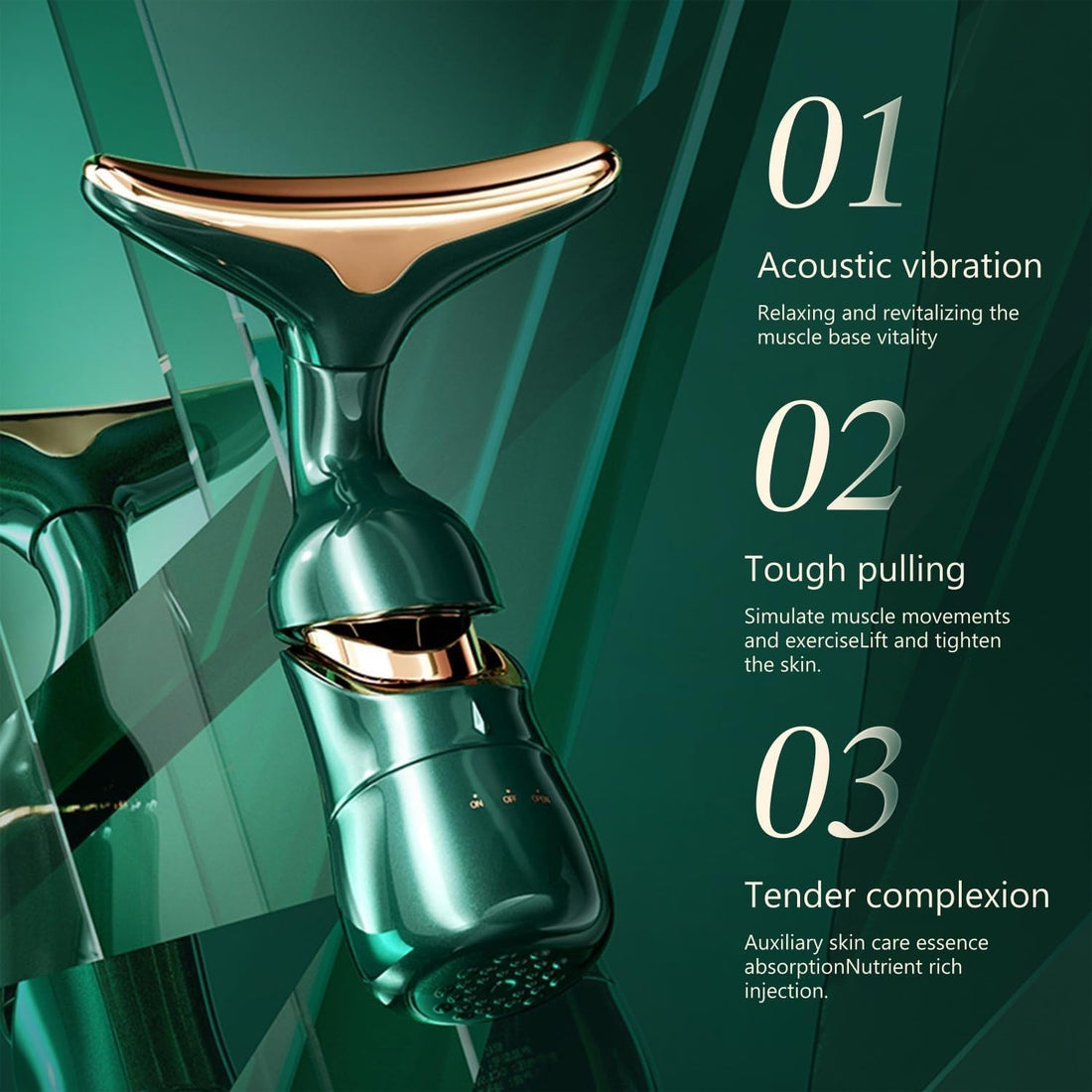 IMPORTED 4D Face Massager, 3-in-1 Anti-Aging Tool