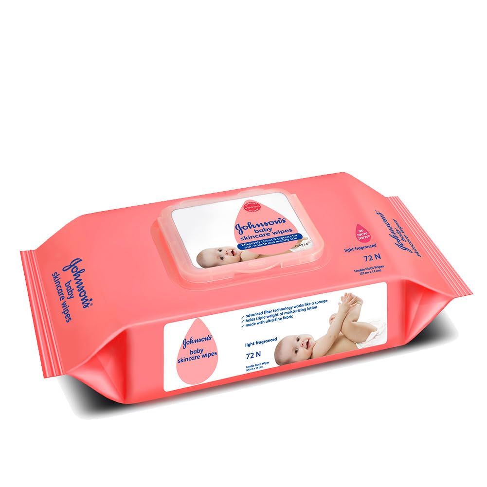Johnson's Baby Skincare Wipes (72 Units)