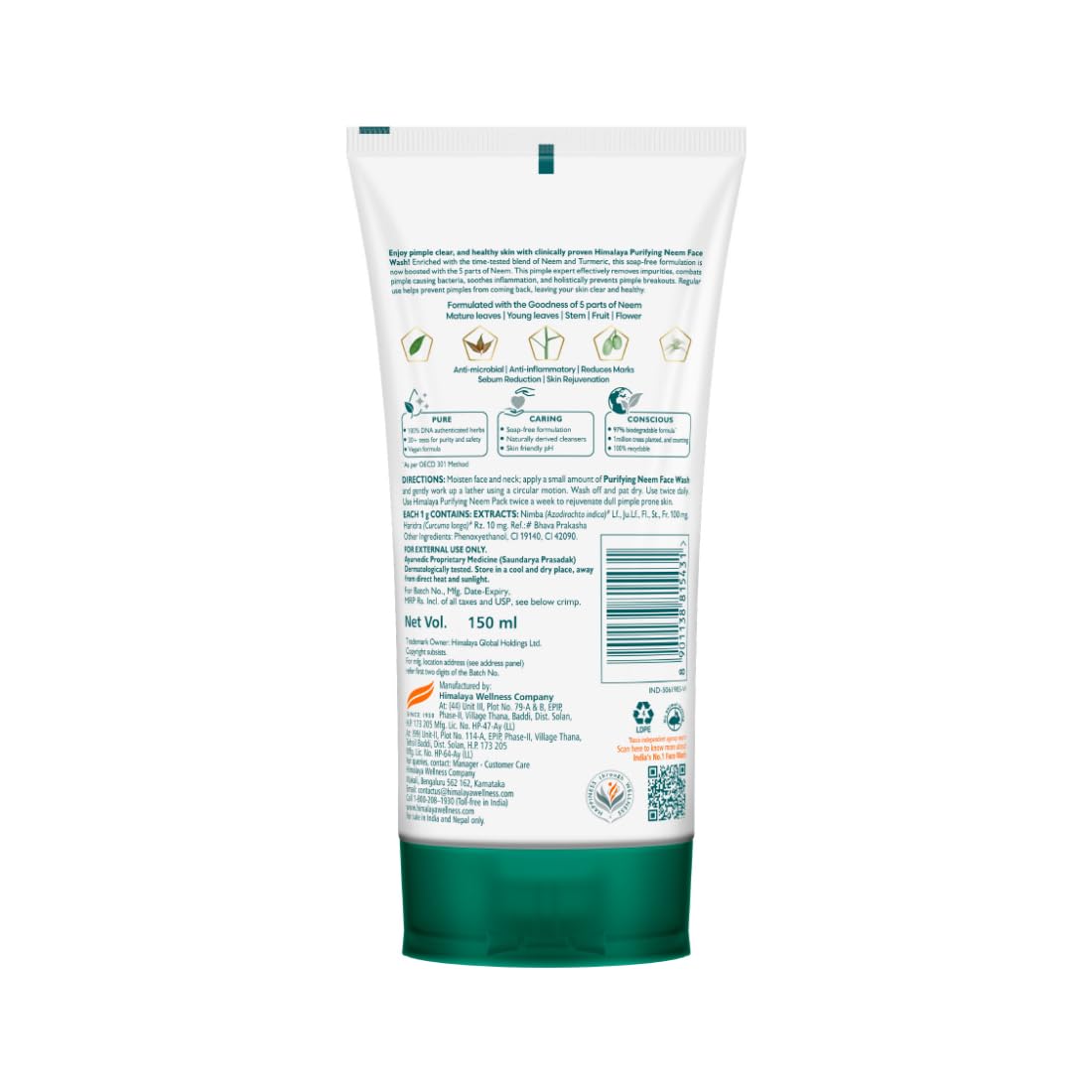 Himalaya Neem Face Wash (150 ML)