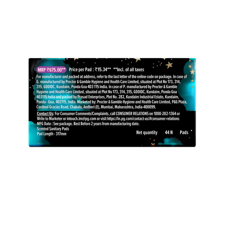 Whisper Ultra Clean / Ultra Nights Sanitary Pads - XXL Size (Pack of 30)