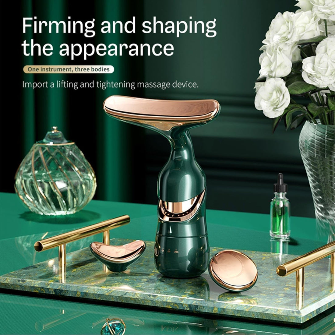 IMPORTED 4D Face Massager, 3-in-1 Anti-Aging Tool