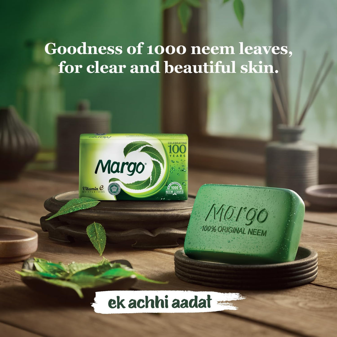 Margo Neem Soap - Value Pack (3 x 75g + 1 x 75g FREE)