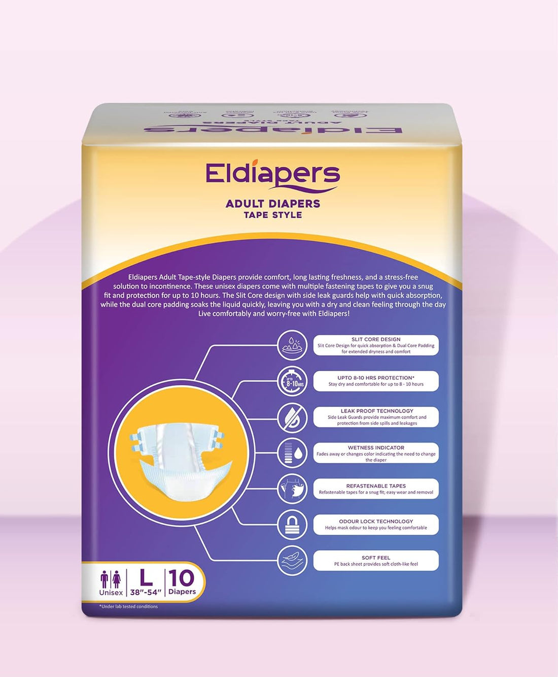 Eldiapers - Premium Comfort Diapers (Size/Count: -12)