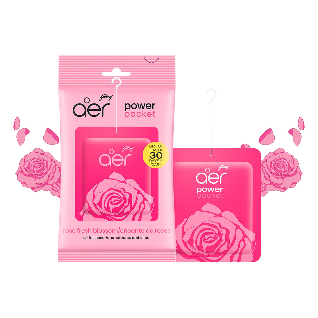Godrej aer Pocket Air Freshener (4 x 7.5g Pack)