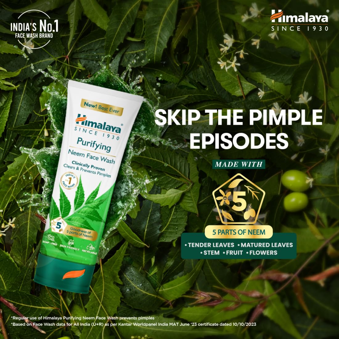 Himalaya Neem Face Wash (150 ML)