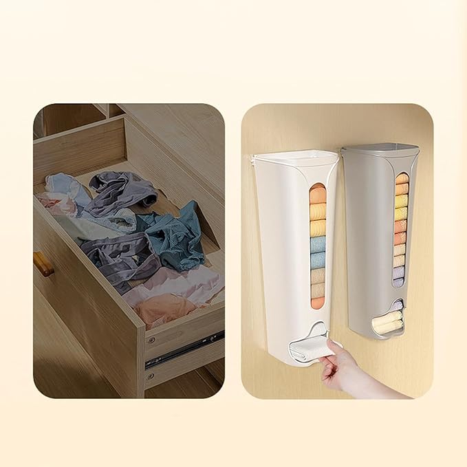 IMPORTED Wall Mount Underwear Socks Organizer, Socks & Panties Storage