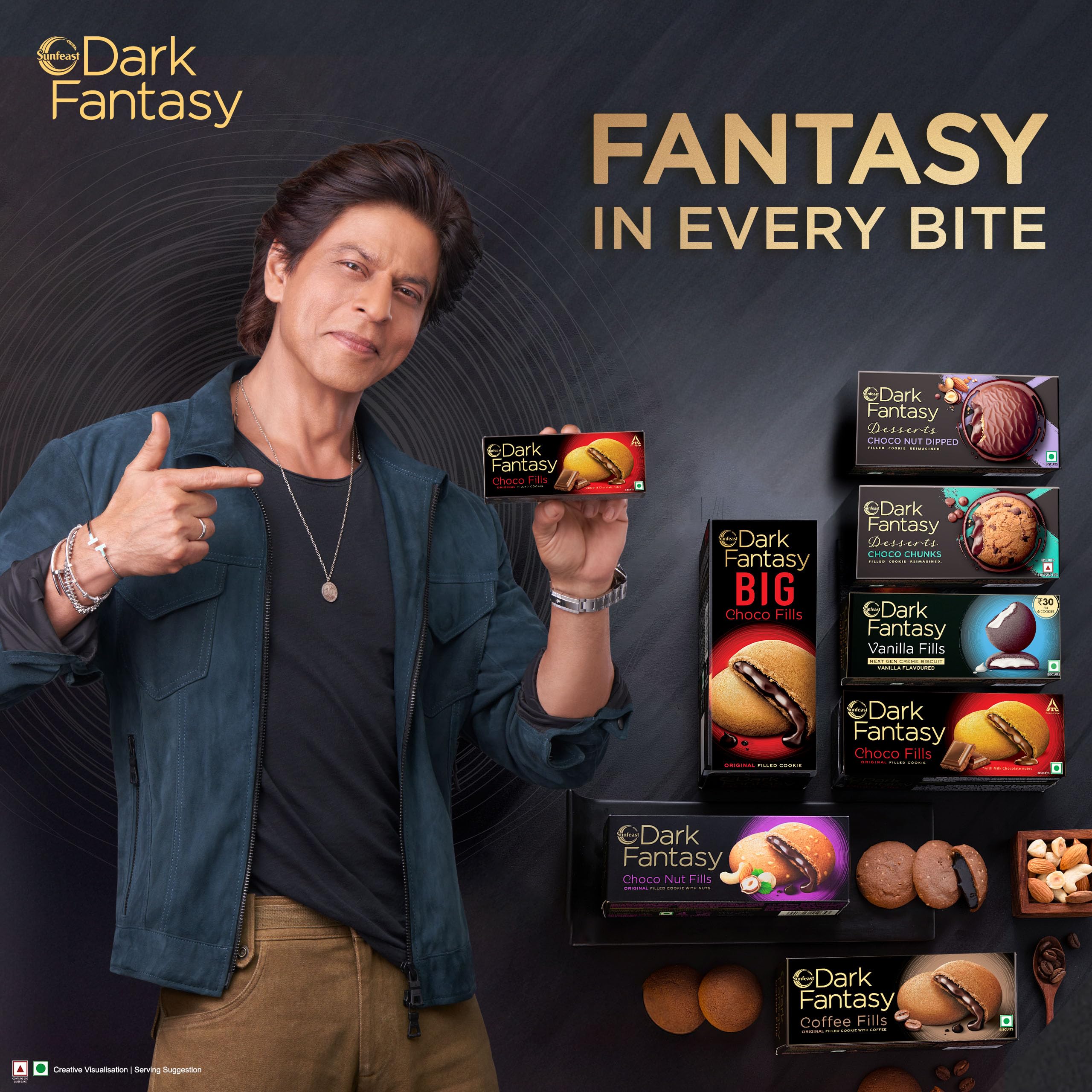 Sunfeast Dark Fantasy Choco Fills (69g Pack)