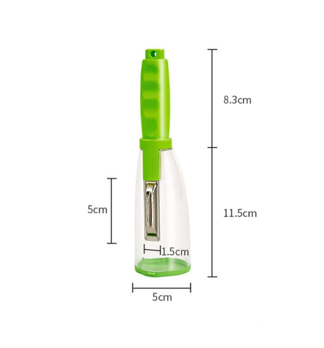 IMPORTED Smart Vegetable Peeler With Container & Stainless Steel Blade