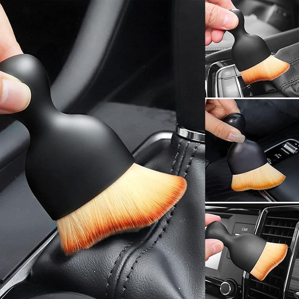 IMPORTED Car Detailing Brush, Ultra Soft Bristle Interior Cleaner