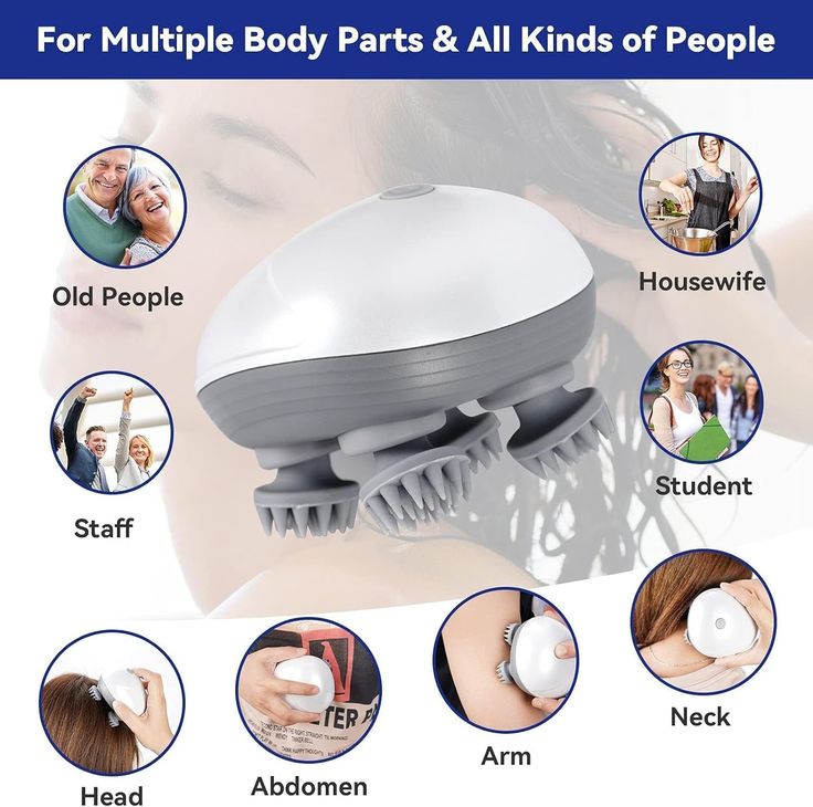 IMPORTED Rechargable Scalp Massager