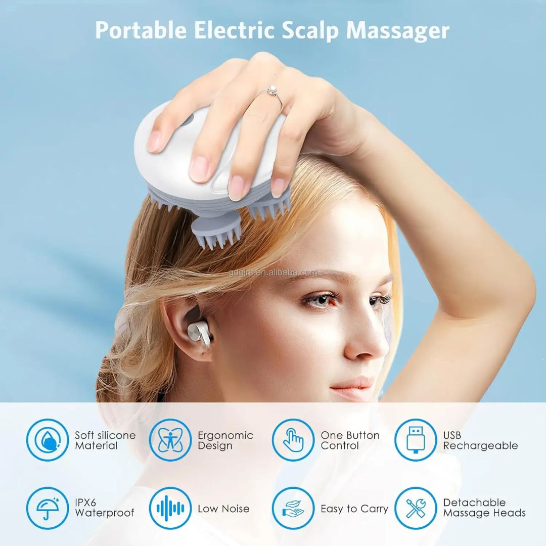 IMPORTED Rechargable Scalp Massager