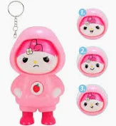 IMPORTED Face Changing Doll Keychain, Mood-Changing Key Ring