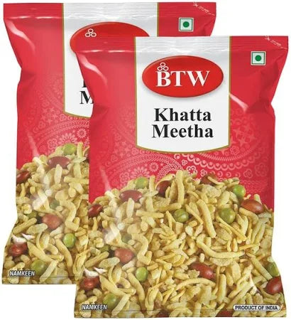 BTW (Bikanervala) Khatta Meetha Namkeen (350g Pack)