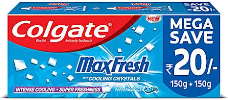 Colgate MaxFresh Toothpaste - Value Pack (2 x 150g)