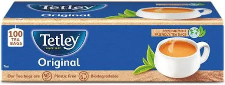 Tetley Black Tea Bags - Economy Pack (100 Units)